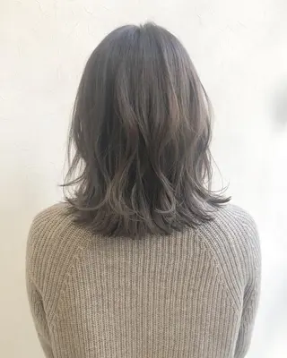 ミディアム カラー nakahara madokaのヘアスタイル