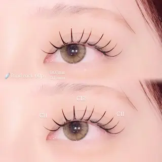 マツエク・マツパ Konoka 𐙚⸝⸝꙳のマツエク・マツパデザイン