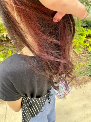 ロング カラー INCE HAIR 竹牟礼翔のヘアスタイル