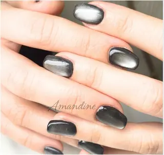 ネイル Amandine所属・渋谷/4週間取れない フィルイン/パラのネイルデザイン