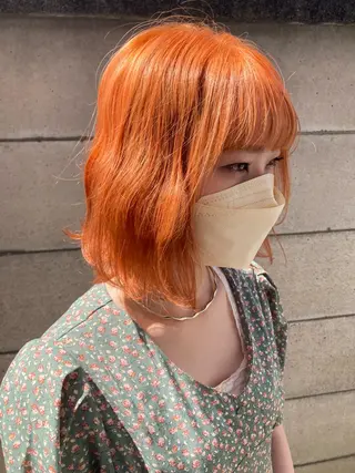ショート カラー 永井 大希のヘアスタイル