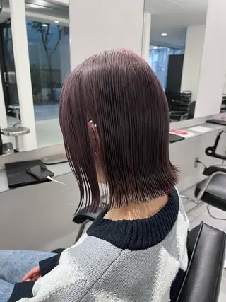 ミディアム カラー ベージュカラー/ 新潟/万代/なお🎀のヘアスタイル