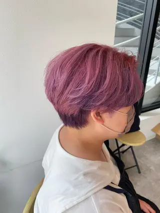 ショート カラー オスズ 🎀´-のヘアスタイル