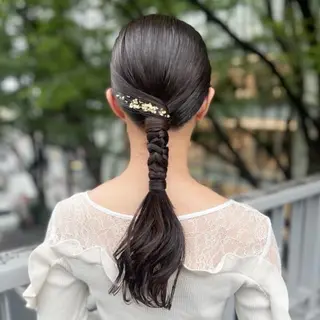 ロング 鈴木 彩莉のヘアスタイル