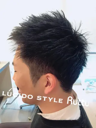ショート アザマ　ヤスカツ _rosso 川口のヘアスタイル