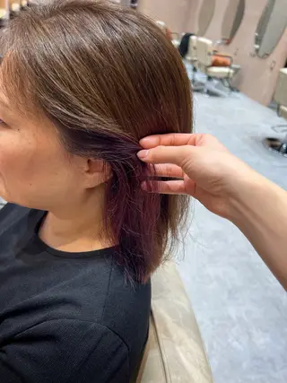 ショート カラー ボブ/ベージュ /kazui🐈のヘアスタイル