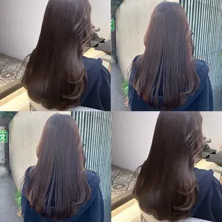 ロング カラー カジュアルを女っぽく 𝗮𝘆𝗮𝗰𝗼のヘアスタイル