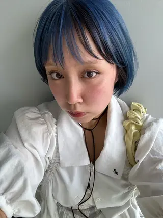 カラー ブリーチなしカラー/ パーマ/おとは🦖♡のヘアスタイル