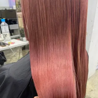 ロング カラー うる艶カラー /縮毛矯正✨レオンのヘアスタイル