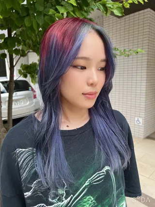 セミロング カラー 💎透明感カラー特化 💎TAISEIのヘアスタイル