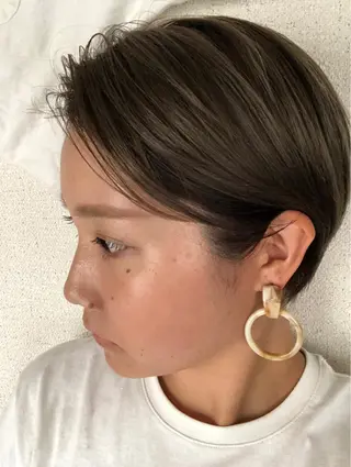 ショート 堀岡 さやかのヘアスタイル