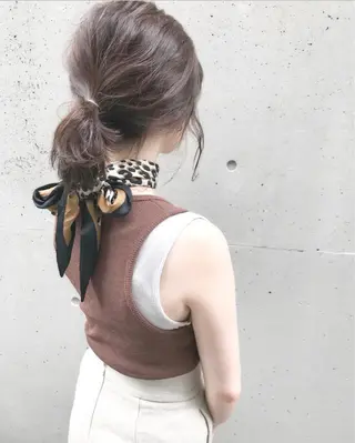 セミロング カラー パーマ ヘアアレンジ メンズ キッズ マツエク・マツパ 田中 裕士のヘアスタイル