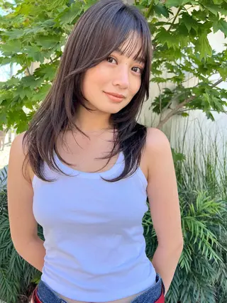 ロング カラー ヘアアレンジ 髪質改善/縮毛矯正 鈴木裕介のヘアスタイル