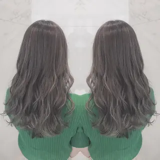 セミロング カラー 重政 和樹のヘアスタイル