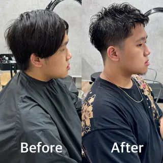 ショート パーマ メンズ 【池袋/スパイキー ショート】ⓝⓘⓜⓤのヘアスタイル