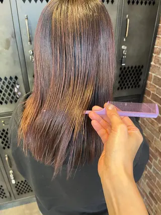 セミロング パーマ ヘアアレンジ メンズ キッズ マツエク・マツパ アイブロウ times salon名駅所属・久木原 ゆりのヘアスタイル