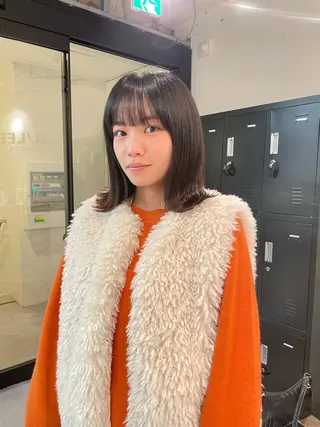 ミディアム 久保田 千尋のヘアスタイル