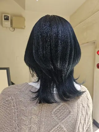 ミディアム 🇰🇷透明感×ハイ トーン🌟tomoのヘアスタイル