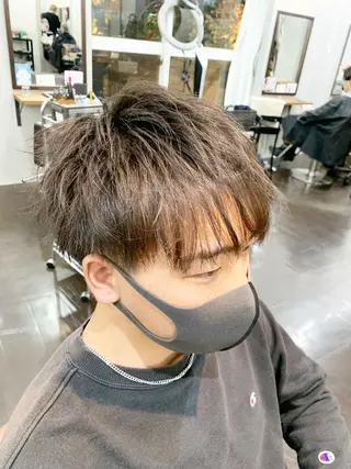 ショート カラー パーマ 名古屋駅/トップス タイリスト/大黒拓哉のヘアスタイル