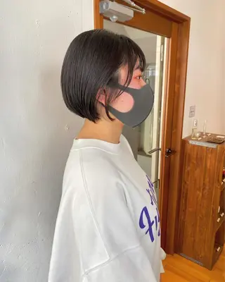 ショート カラー IVORY.所属・🟩白髪ぼかし/ボブ /ショートヘア/大司のヘアスタイル