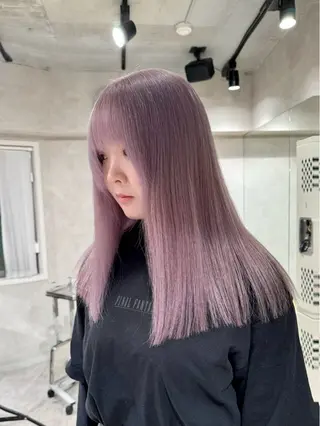 ロング カラー ダブルカラー ブリーチ/kaitoのヘアスタイル