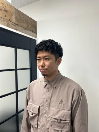 パーマ メンズ ナナミ-YUCCA モデル様募集中のヘアスタイル