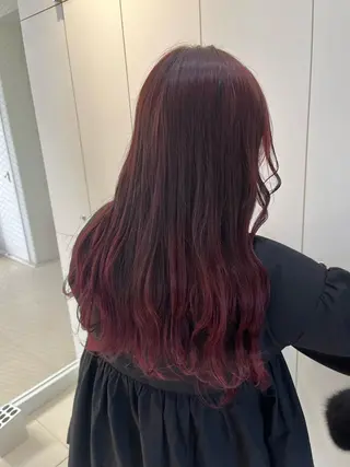 ロング カラー ヘアアレンジ stylist ◎RUKI.のヘアスタイル