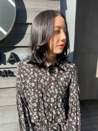 ミディアム 山本 芳喜のヘアスタイル