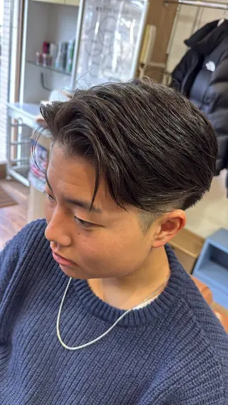 ミディアム メンズ 竹村 優のヘアスタイル