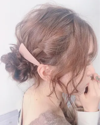 ミディアム ヘアアレンジ 櫛部洸貴/ 頭皮改善、髪質改善のヘアスタイル