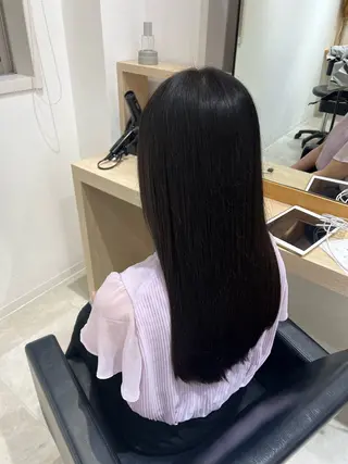 ロング カラー きはね 💚のヘアスタイル