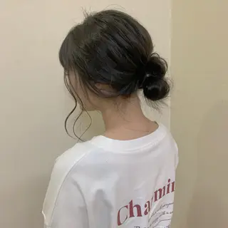 ミディアム ayaka 縮毛矯正レイヤーのヘアスタイル