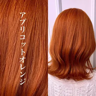 セミロング カラー ヘアアレンジ 🌈トレンドヘア 🌈WATARU🌈のヘアスタイル