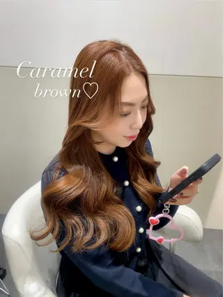 ロング カラー 🩷韓国ヘア/ヨシン モリ🩷Maikaのヘアスタイル