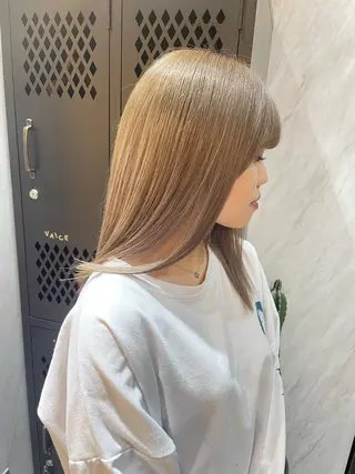 ミディアム 似合わせカット🫧透 明感カラー🫧maiのヘアスタイル