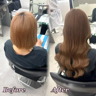 ヘアメ🎀推しカラー 🥣横浜/しほ🧸のヘアスタイル