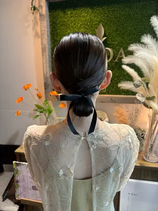 ヘアアレンジ ヘアセット⌇艶カラー 🫧⌇Nanahoのヘアスタイル