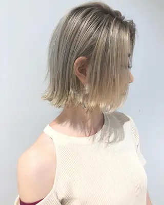 ショート カラー ❤️ダブルカラー 髪質改善❤️SAYAのヘアスタイル