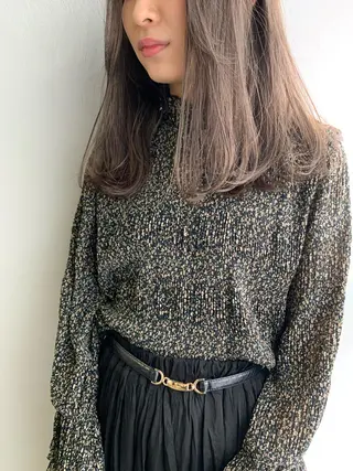ロング カラー 怪我のため6月末 復帰予定田中瑞希🍃のヘアスタイル