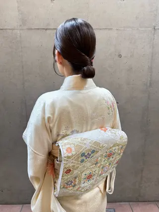 ミディアム 🎗️【ヘアセット 美眉】吉川玲🎗️のヘアスタイル