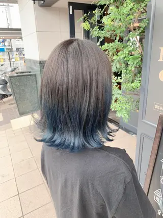 ミディアム カラー Gemini代表 Maedaのヘアスタイル