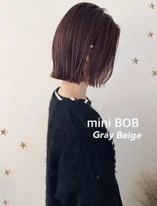 ミディアム カラー 市川 千夏のヘアスタイル