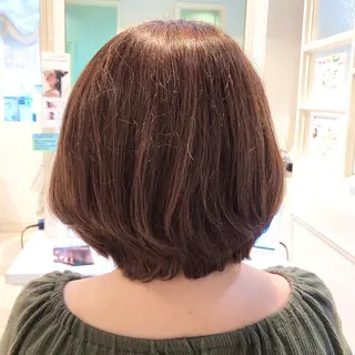 ショート 髪質改善&ストレート ✂︎鈴木青樹のヘアスタイル
