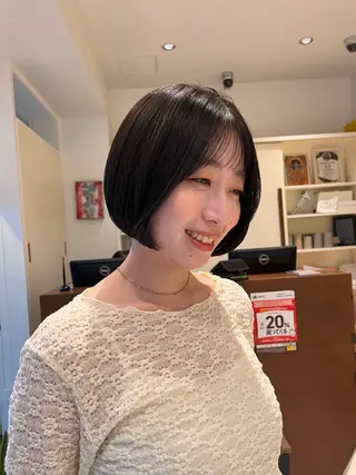 ショート 神作 汐里 江古田 /透明感カラー🌿のヘアスタイル