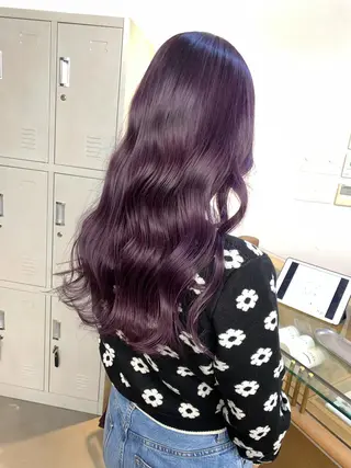 ロング カラー leben serikaのヘアスタイル