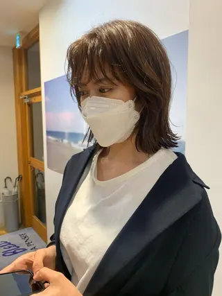 ミディアム sugiyama noaのヘアスタイル