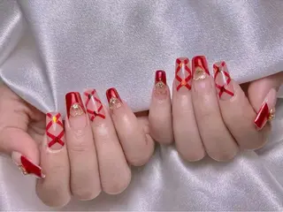 ネイル 長さだし専門店 M2　rikaのネイルデザイン