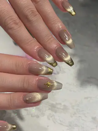 ネイル yume 大人ガーリーネイルのネイルデザイン