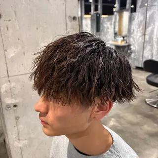 メンズ 🪽直毛男子の救世主 🪽フェザーパーマのヘアスタイル