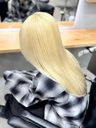 ロング カラー ‪🔆‬ハイトーン ‪🔆‬AYAKAのヘアスタイル